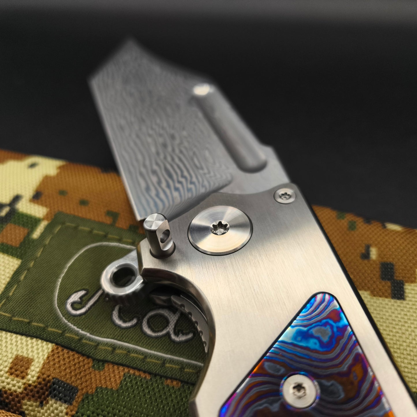 ADV Freak, Damascus, Satin with MokuTi