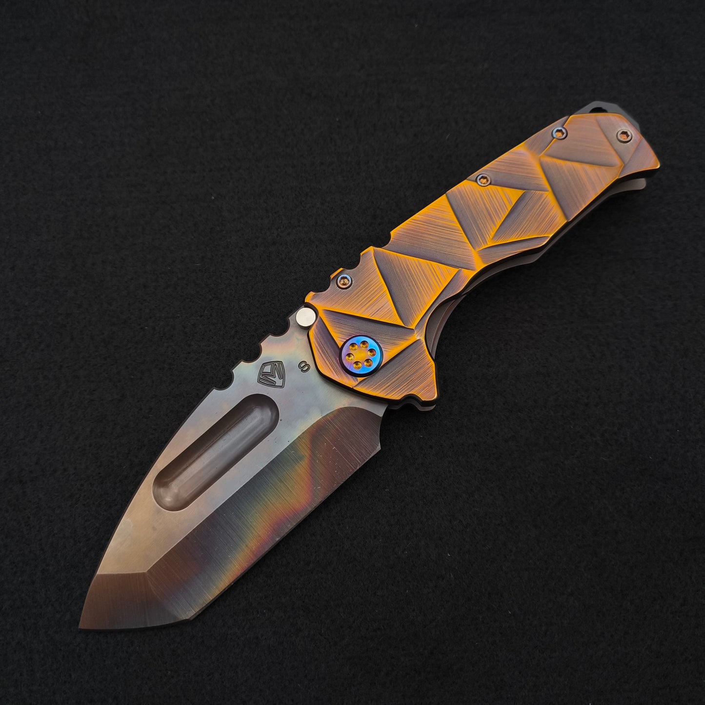 Medford Praetorian Ti, Vulcan Tanto, Copper-Rose Stained Glass 1