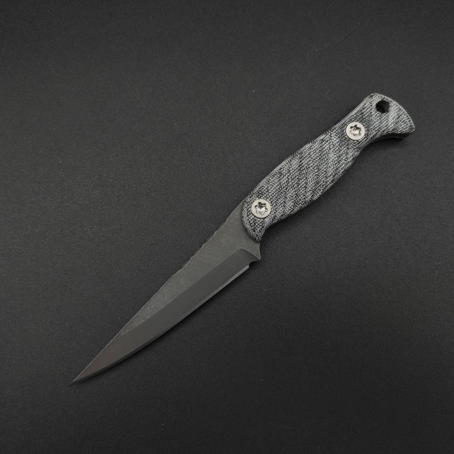 Half Face Blades Congressman Black Canvas Micarta 2