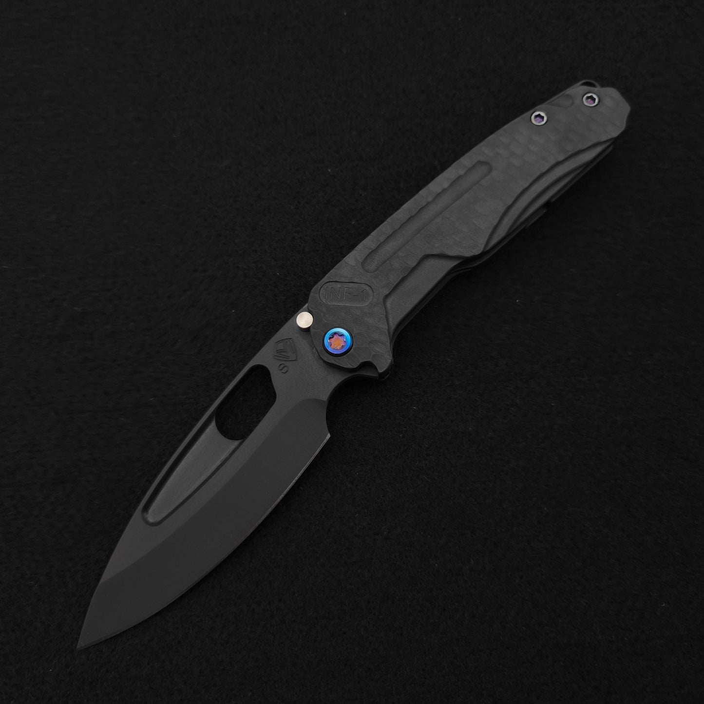 Medford Infraction Framelock, Black DLC Cobblestone 1