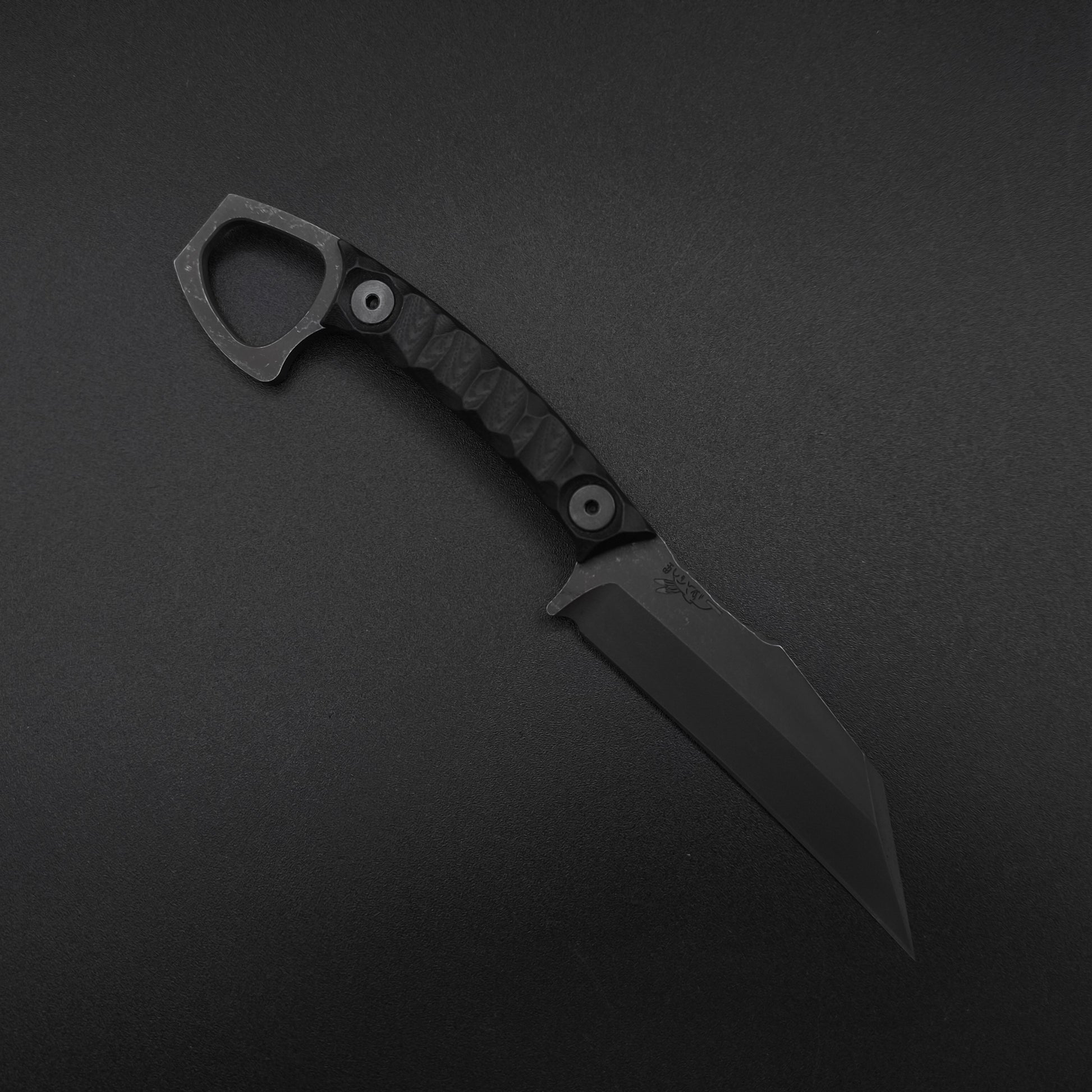 Half Face Blades SHPOS Black G10, stonewashed 1