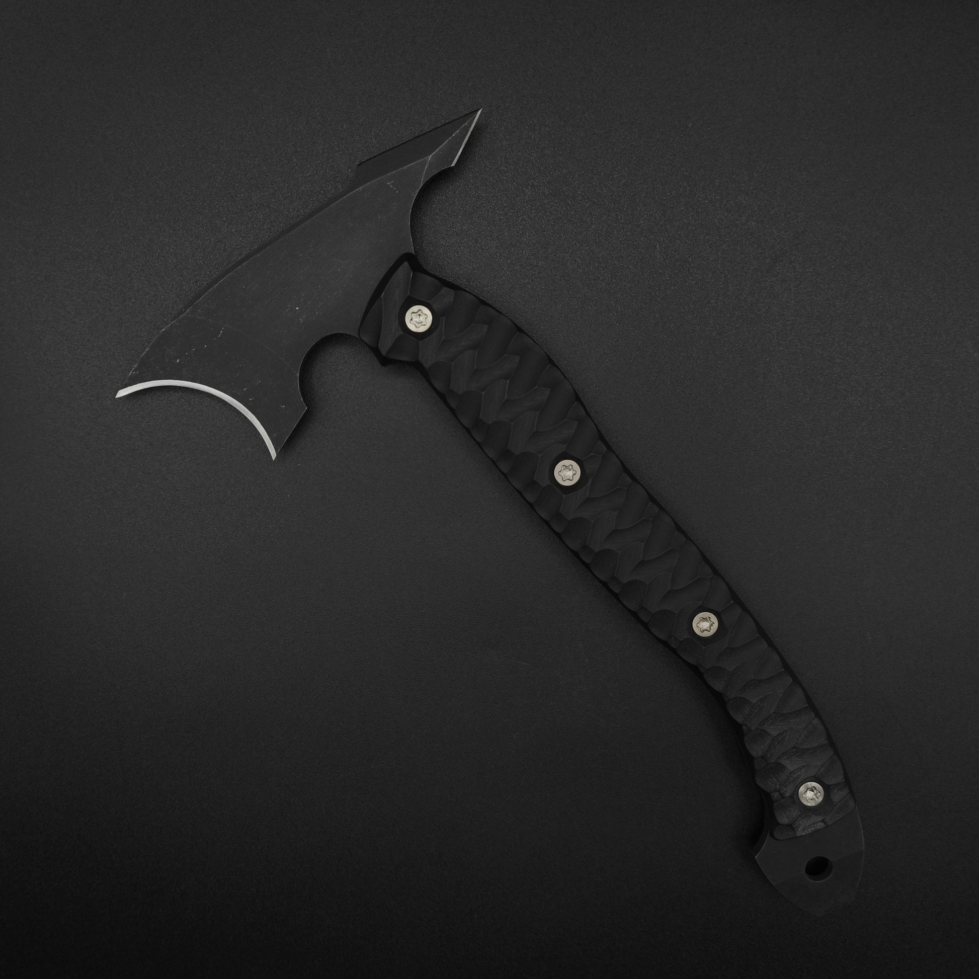 Half Face Blades Crescent Hawk Black G10 2