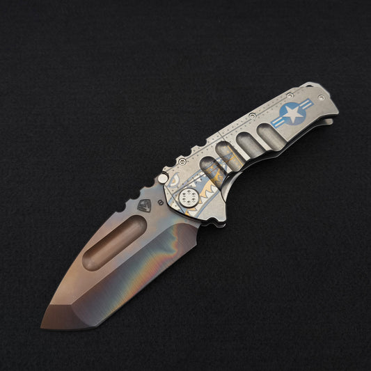 Medford Praetorian Ti Vulcan Tanto, Tumbled Warthog Stars and Bars 1