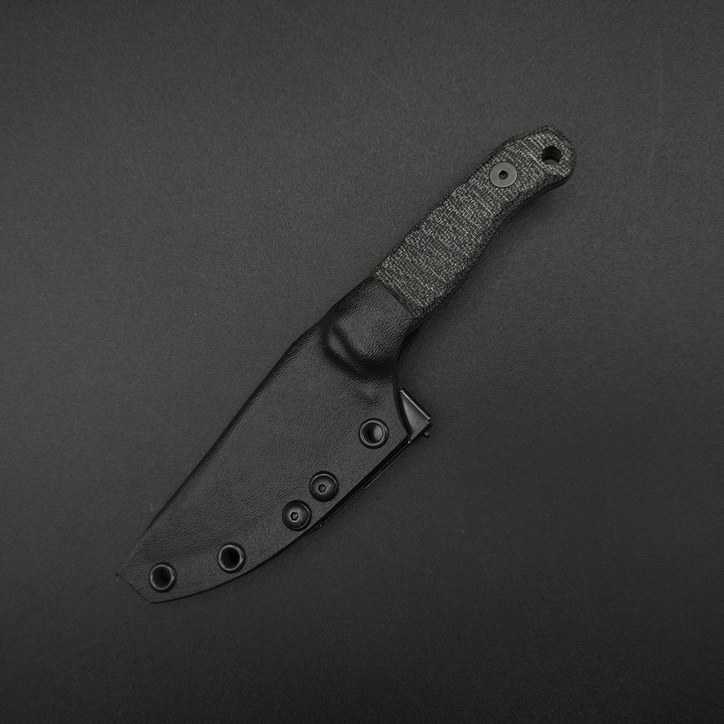 Half Face Blades Feather Light Black Canvas Micarta 3