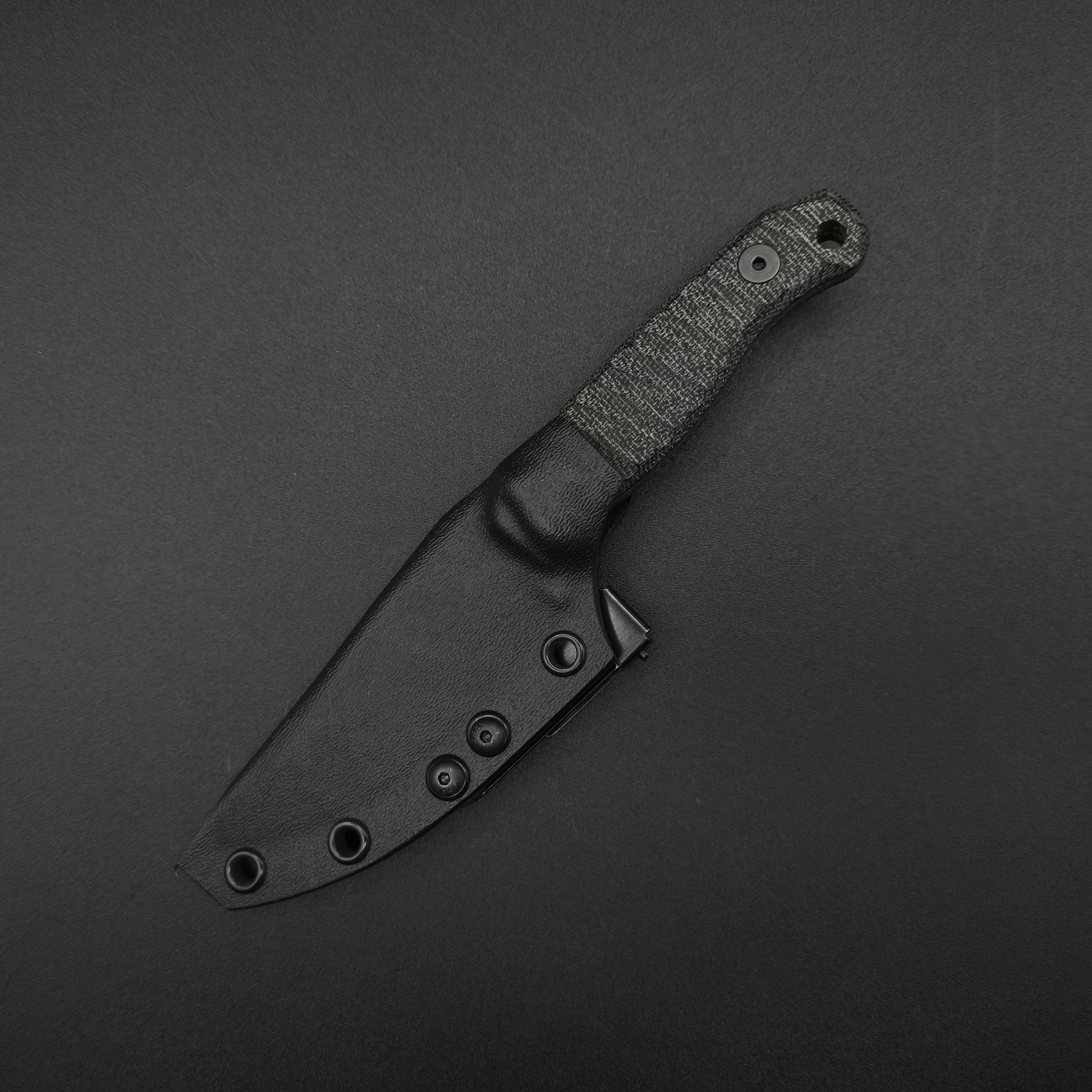Half Face Blades Feather Light Black Canvas Micarta 3