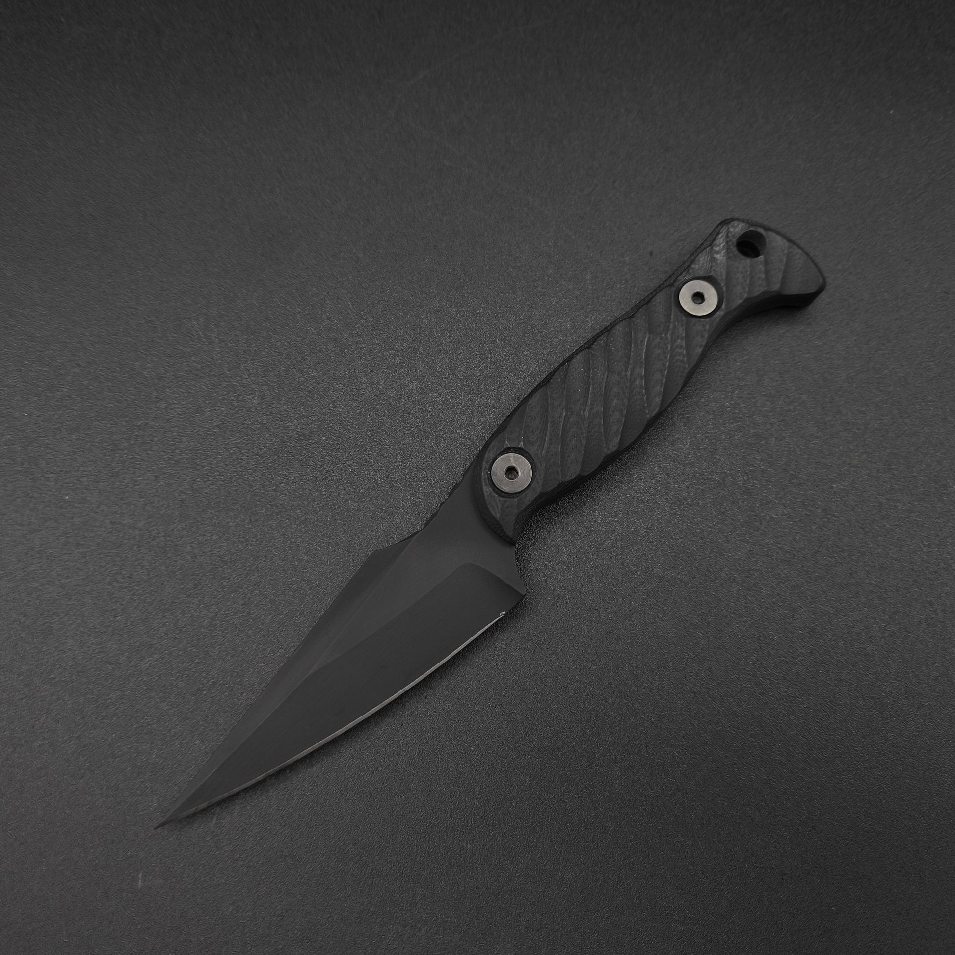 Half Face Blades Gulo Gulo, Black G10, Armor Black cerakote 2