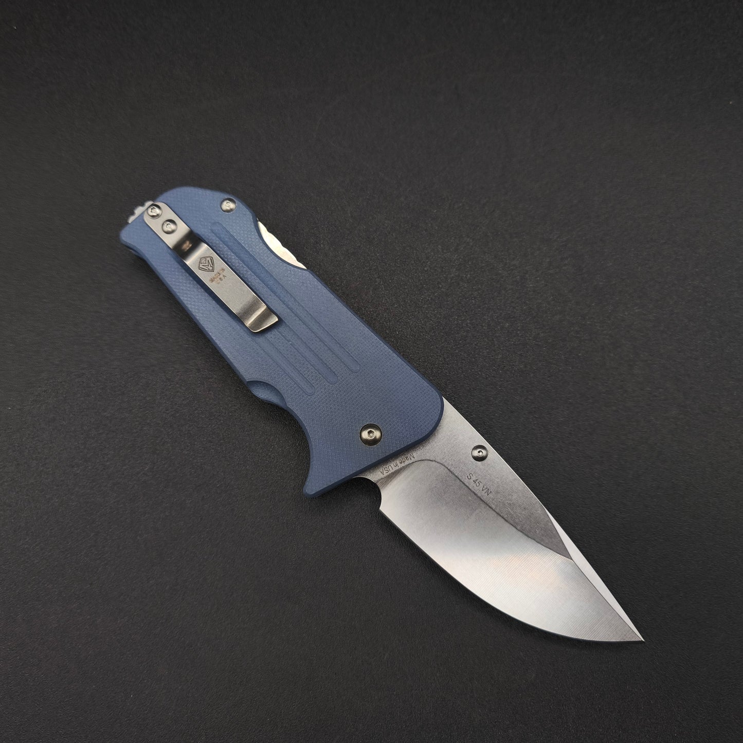 Medford 1881 Broadway Drop Point Denim Blue