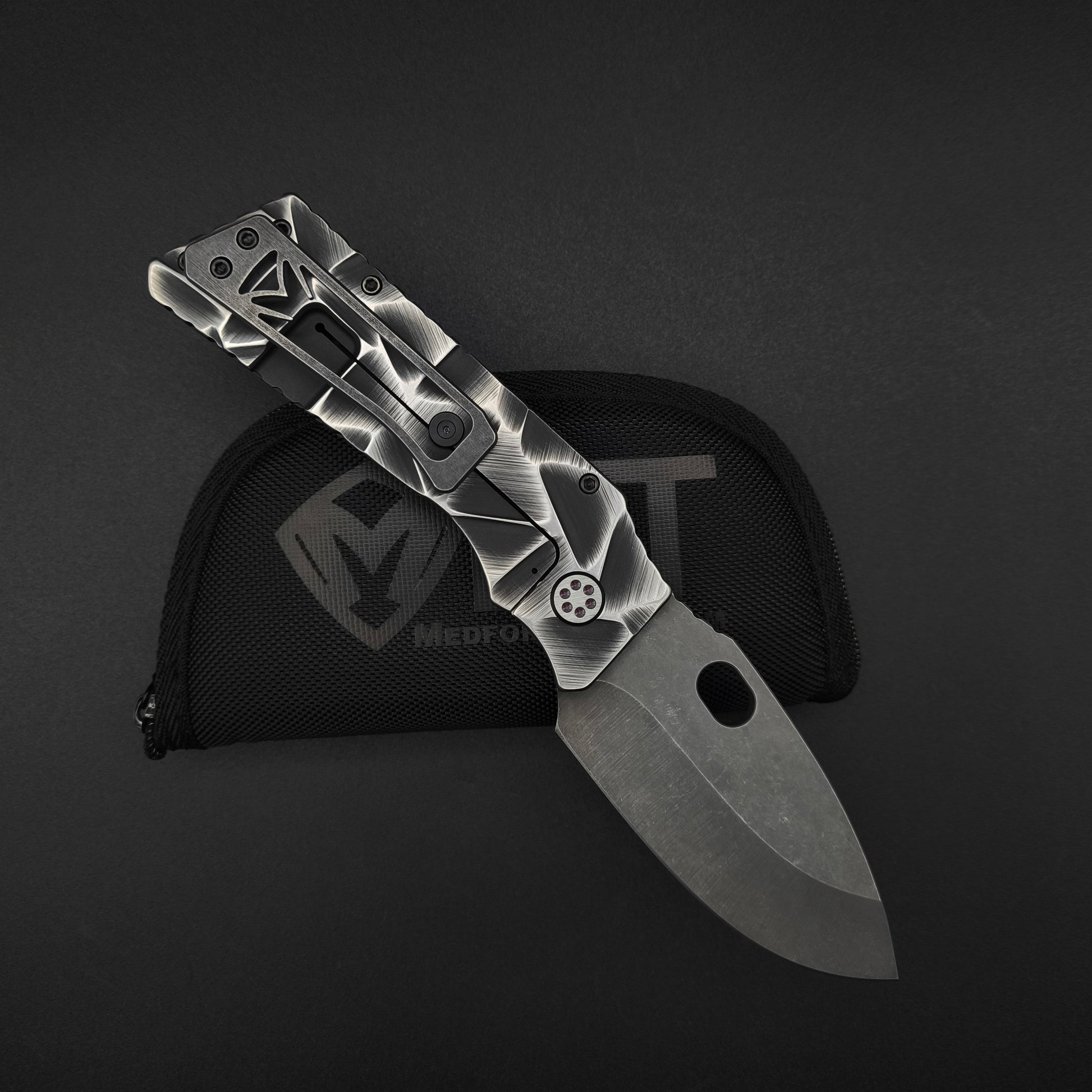 Medford Fat Daddy MagnaCut, Black with Silver Stained Glass 2