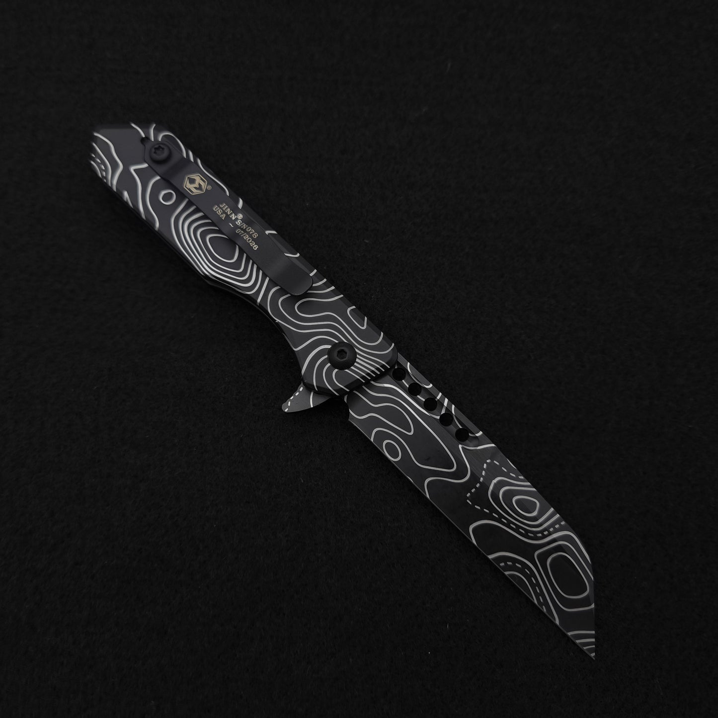 Heretic Knives Jinn Button Lock Topo