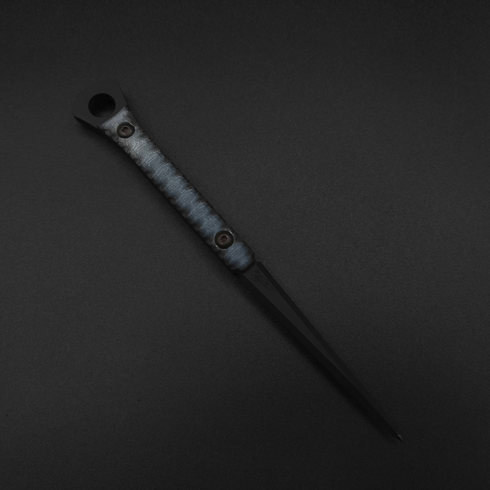 Half Face Blades Cardiac Spike Ghost Over Black G10 1