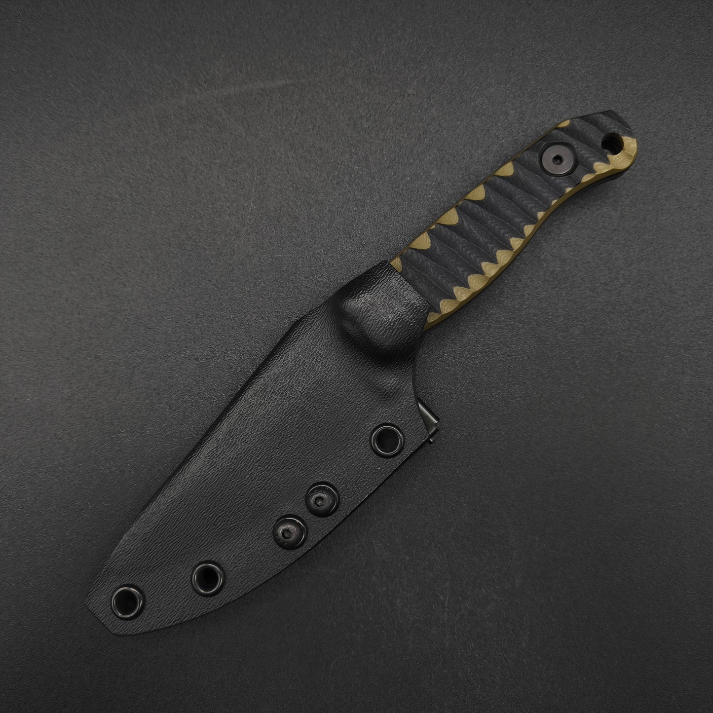 Half Face Blades Feather Light OD Green and Black G10