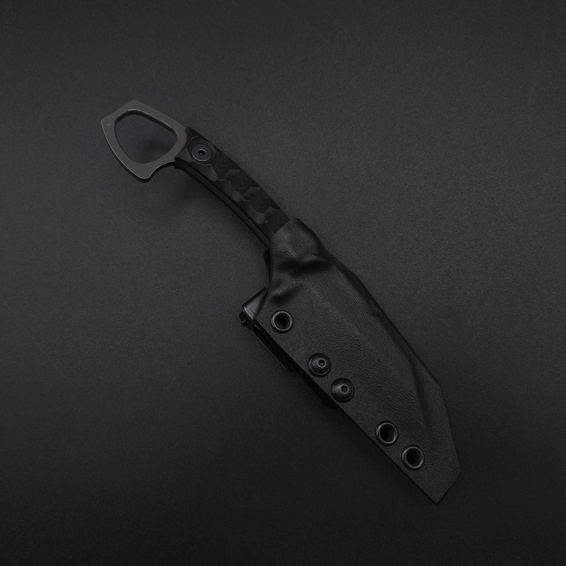 Half Face Blades SHPOS Black G10, stonewashed 3