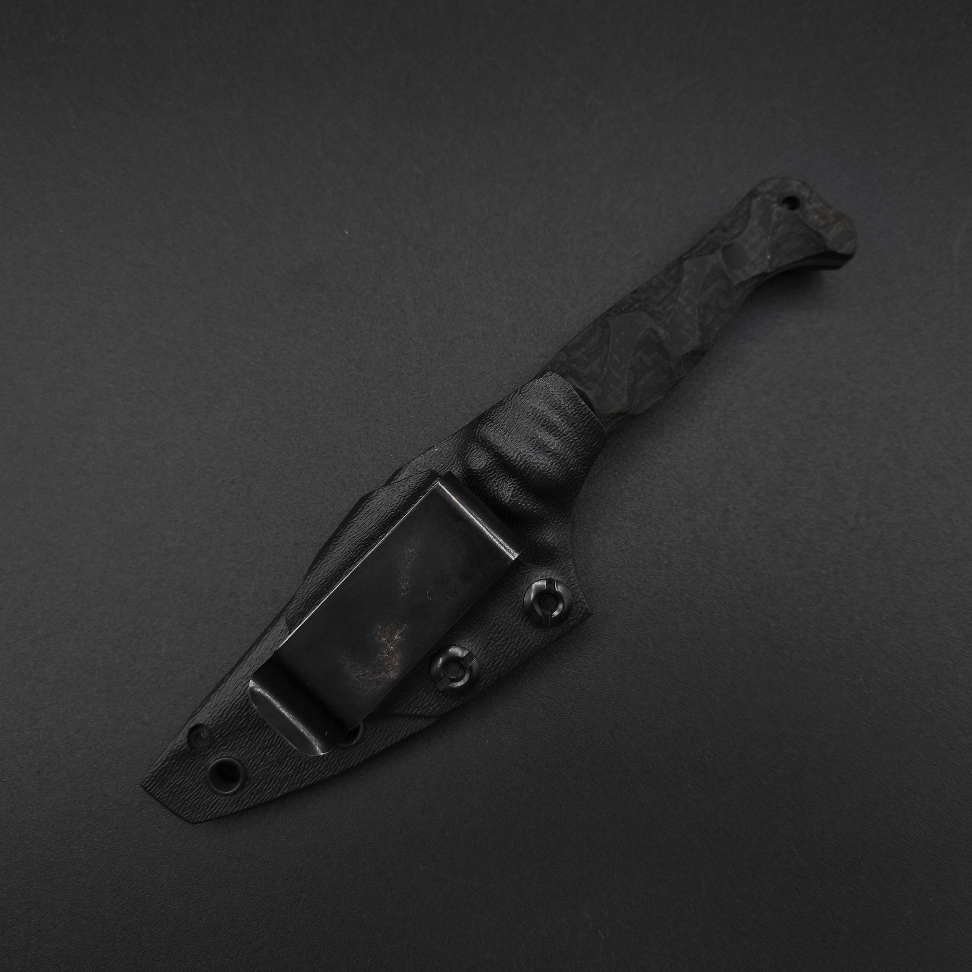 Half Face Blades Gulo Gulo, Mossy Oak Burlap Micarta, CF Pins 4
