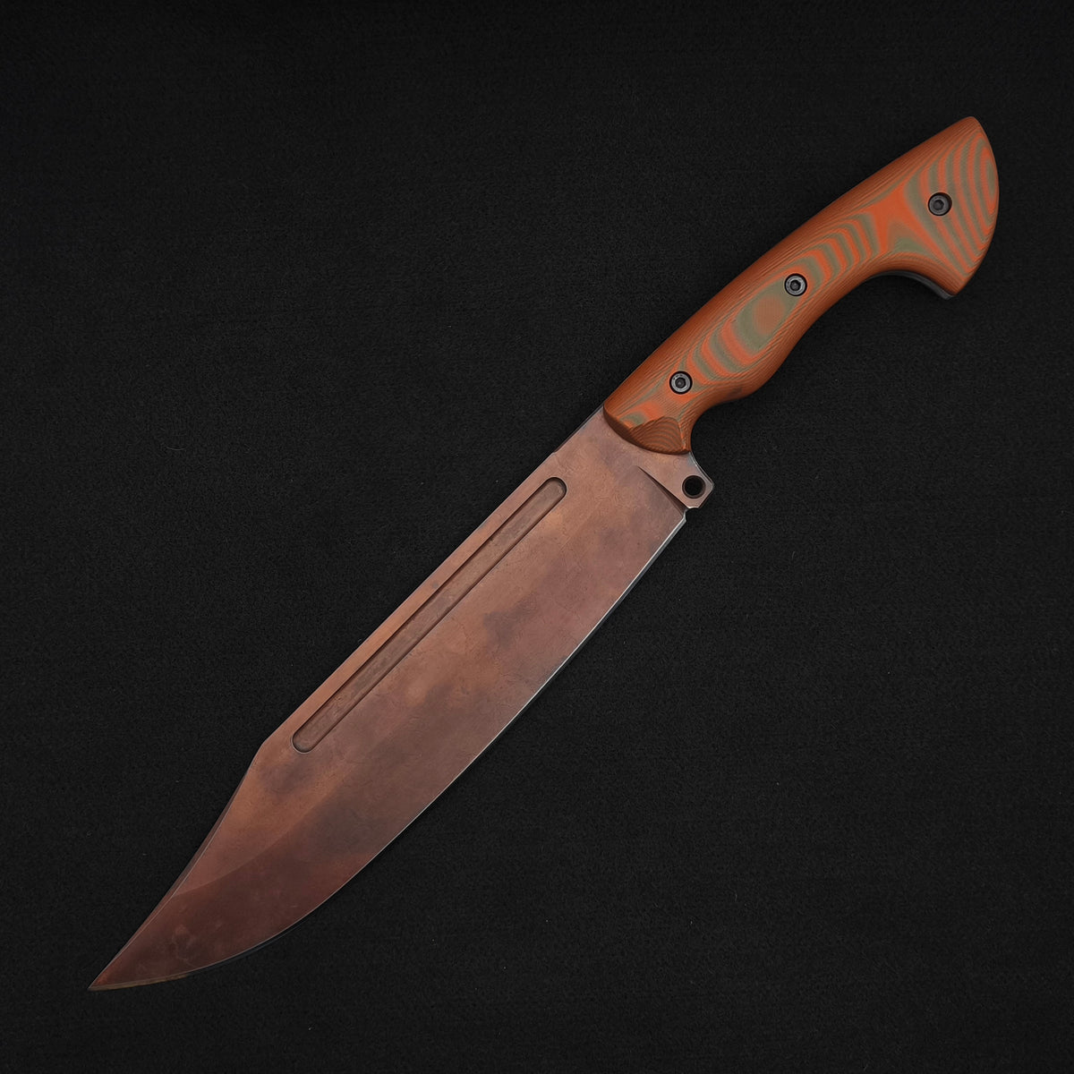 Work Tuff Gear PWB-9-NC (SK85), Vintage Copper, Hunter Orange Camo G10 - Special Edition 2