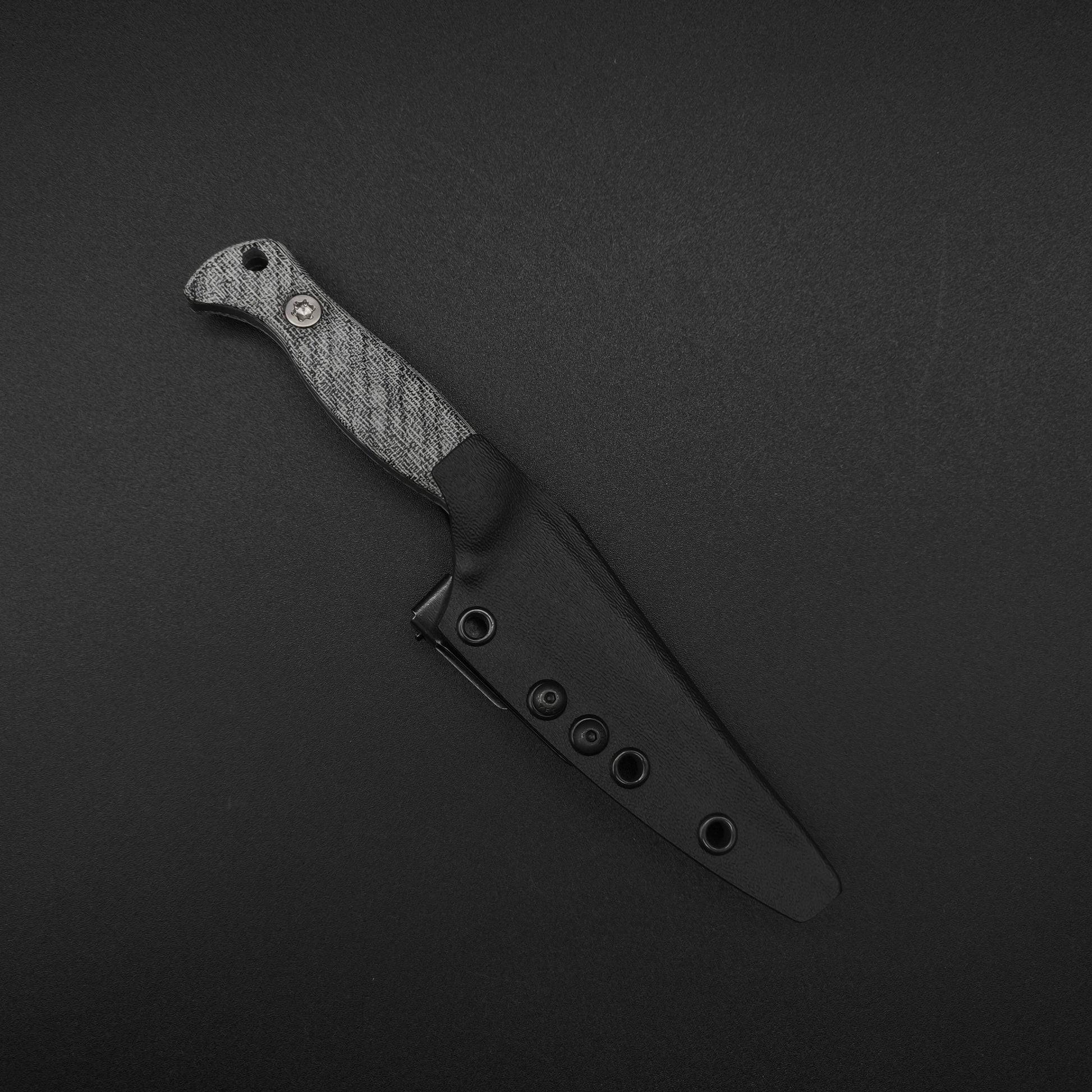 Half Face Blades Congressman Black Canvas Micarta 3