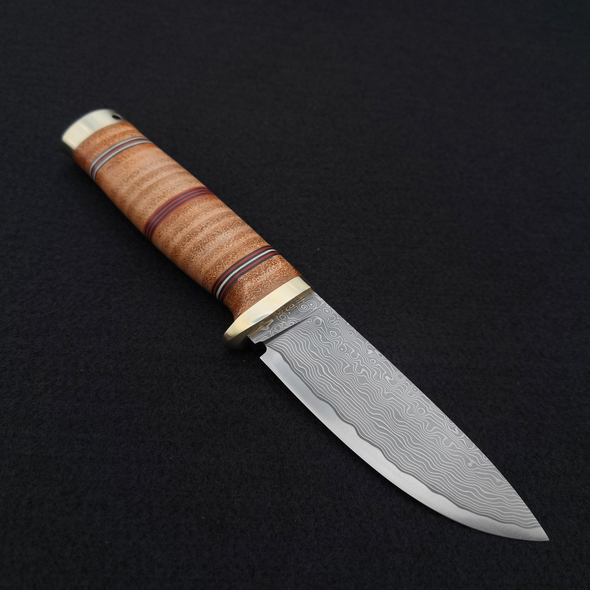 Fällkniven NL5cxL Northern Light Idun, Cowry X Damast 3