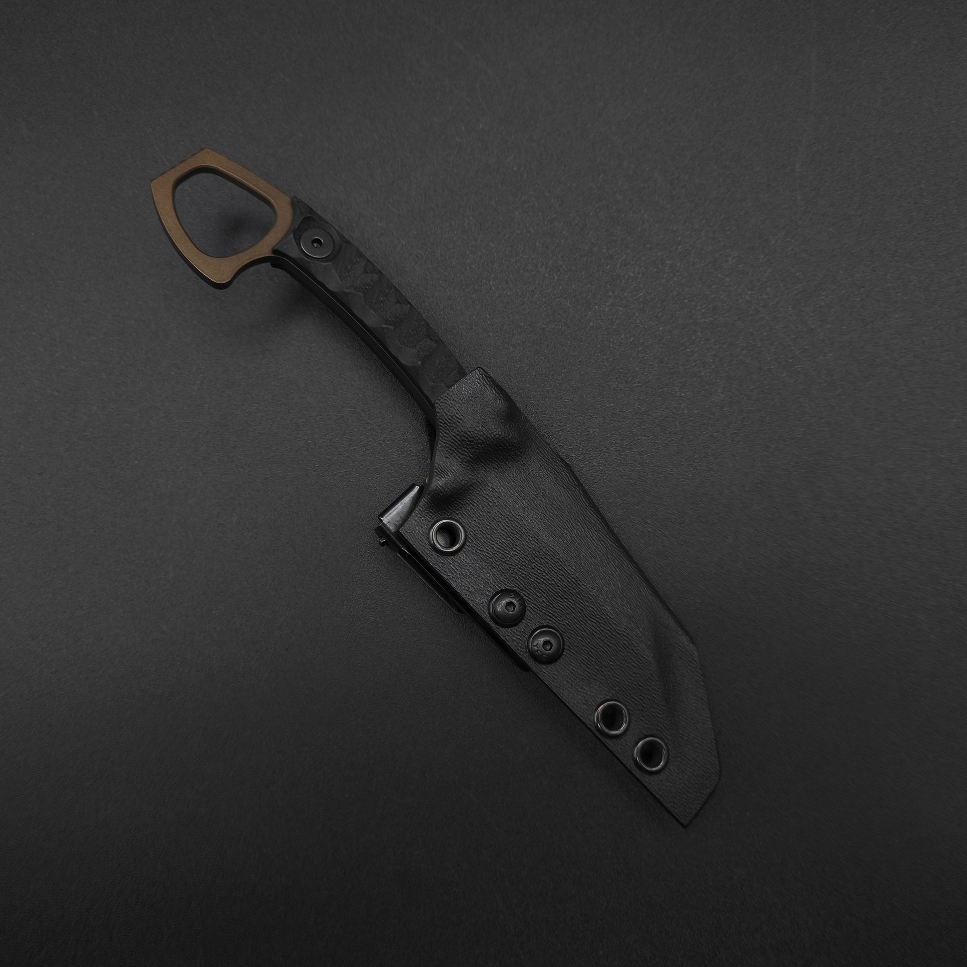 Half Face Blades SHPOS Black G10, Midnight Bronze Cerakote 3