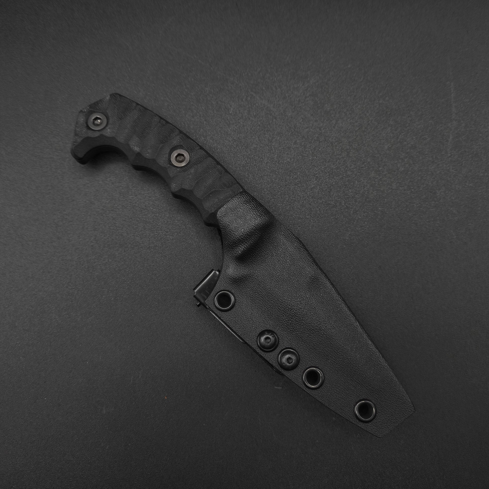 Half Face Blades HUMINT 3" Black G10 3