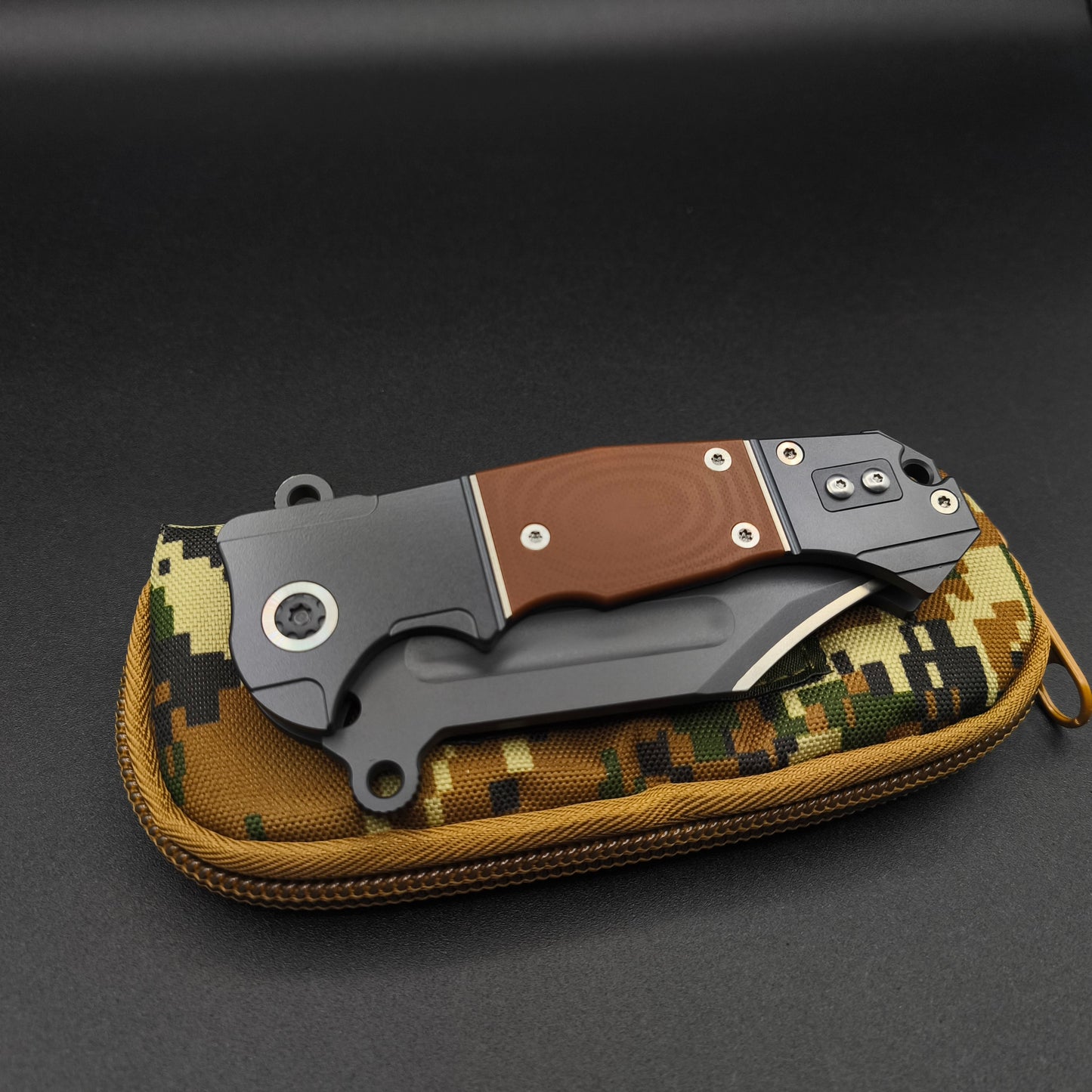 ADV Badlands Bowie Kalgard Brown G10