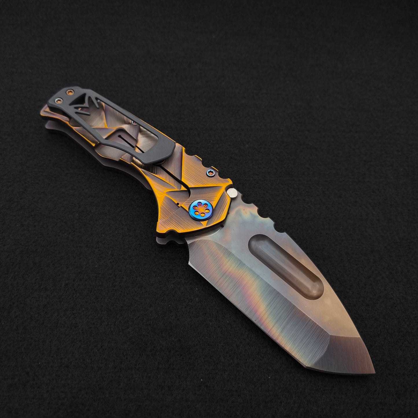Medford Praetorian Ti, Vulcan Tanto, Copper-Rose Stained Glass 2