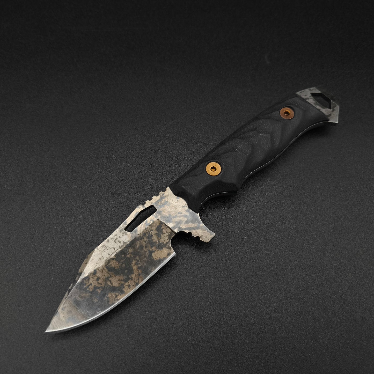 Dawson Knives Steadfast Rainstorm, Black G10, ProCut 2