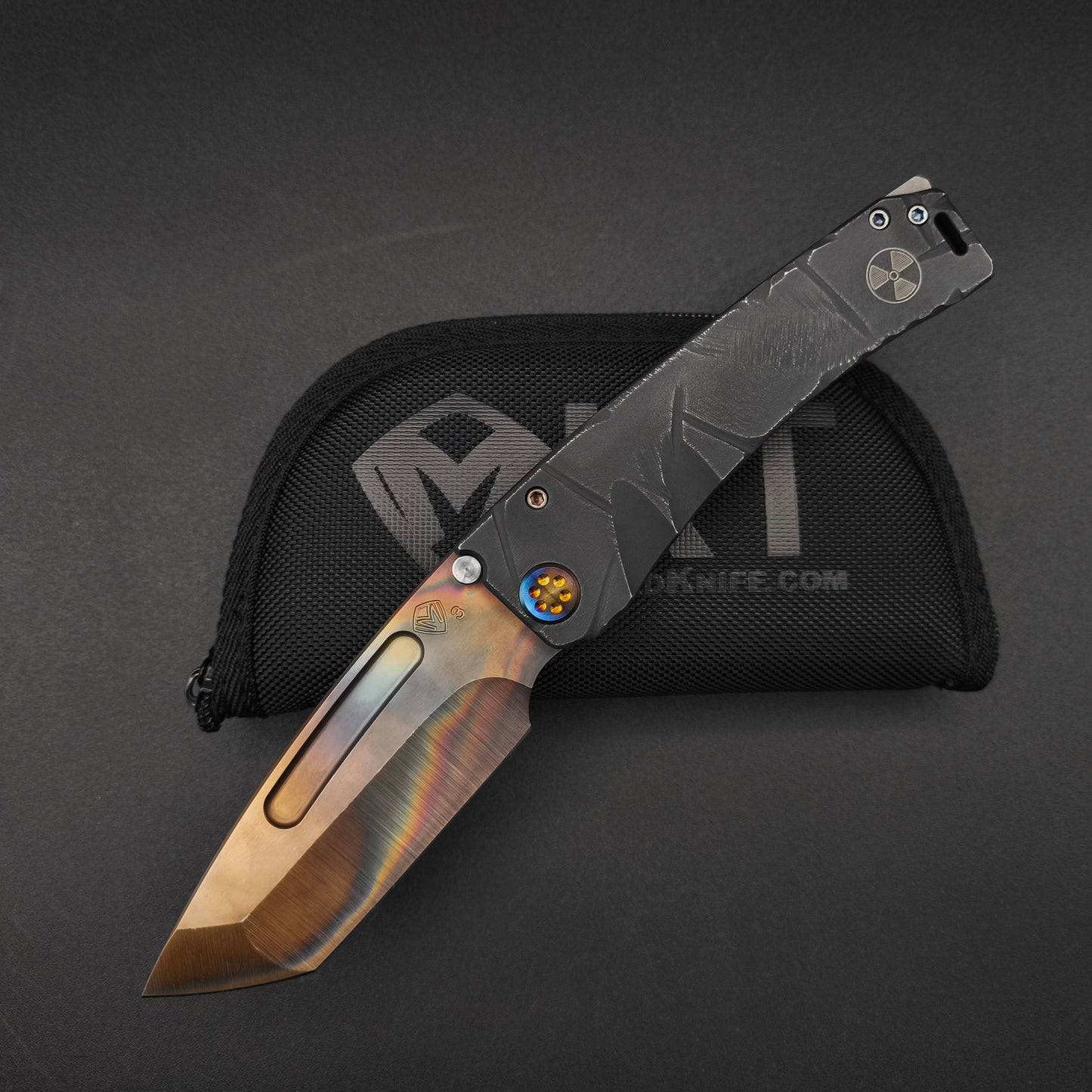 Medford Marauder H, Vulcan Tanto, Black Fallout Finish, Limited Edition
