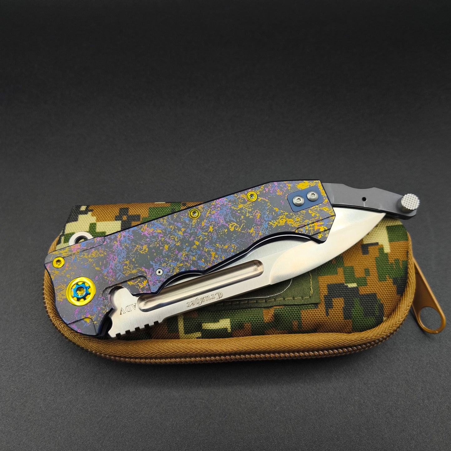 ADV Crusher Titanium Dazzle Finish