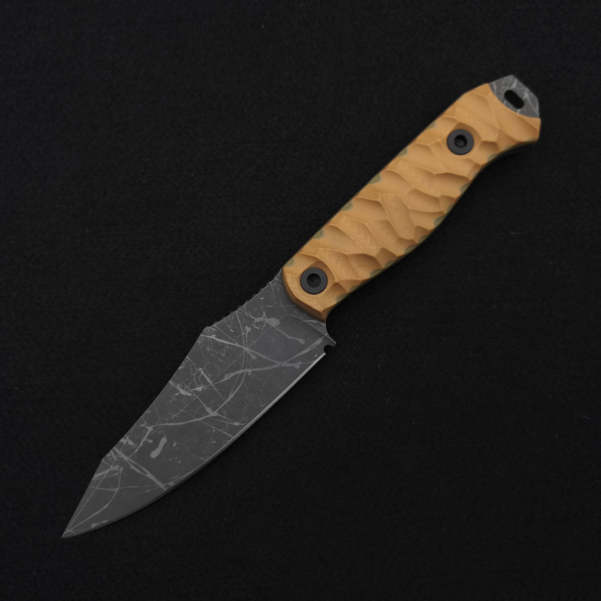 Half Face Blades Field Knife Coyote and OD Green G10 2