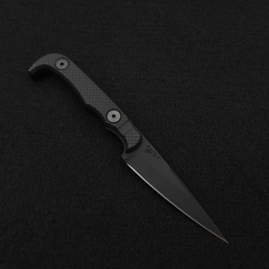 Half Face Blades Slenderman, Black G10, Armor Black Cerakote 1