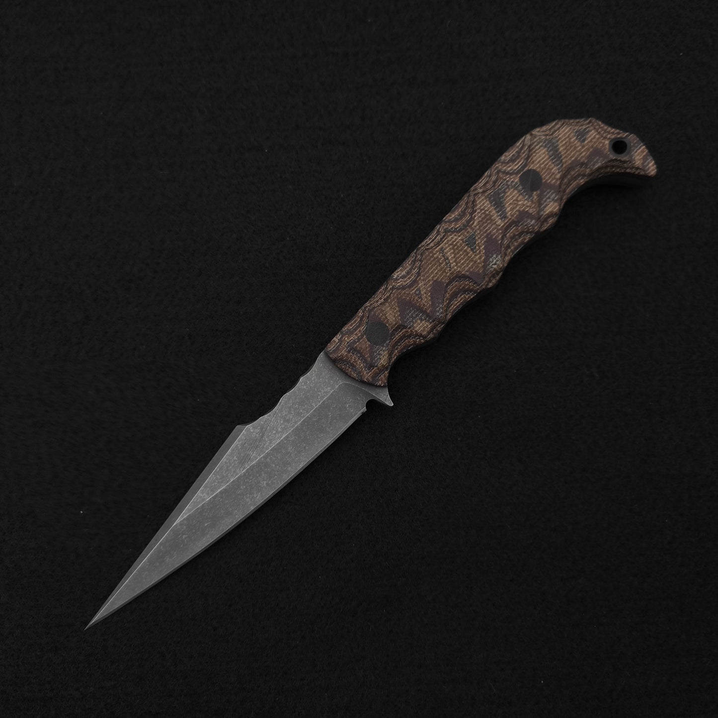 Half Face Blades Senator Deep Autumn Canvas Micarta 2
