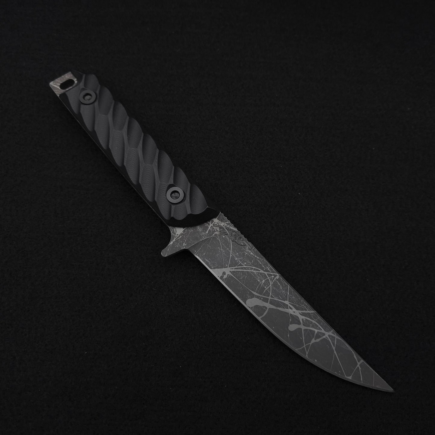 Half Face Blades Kwaiken FC Black G10, Acid Splash 1