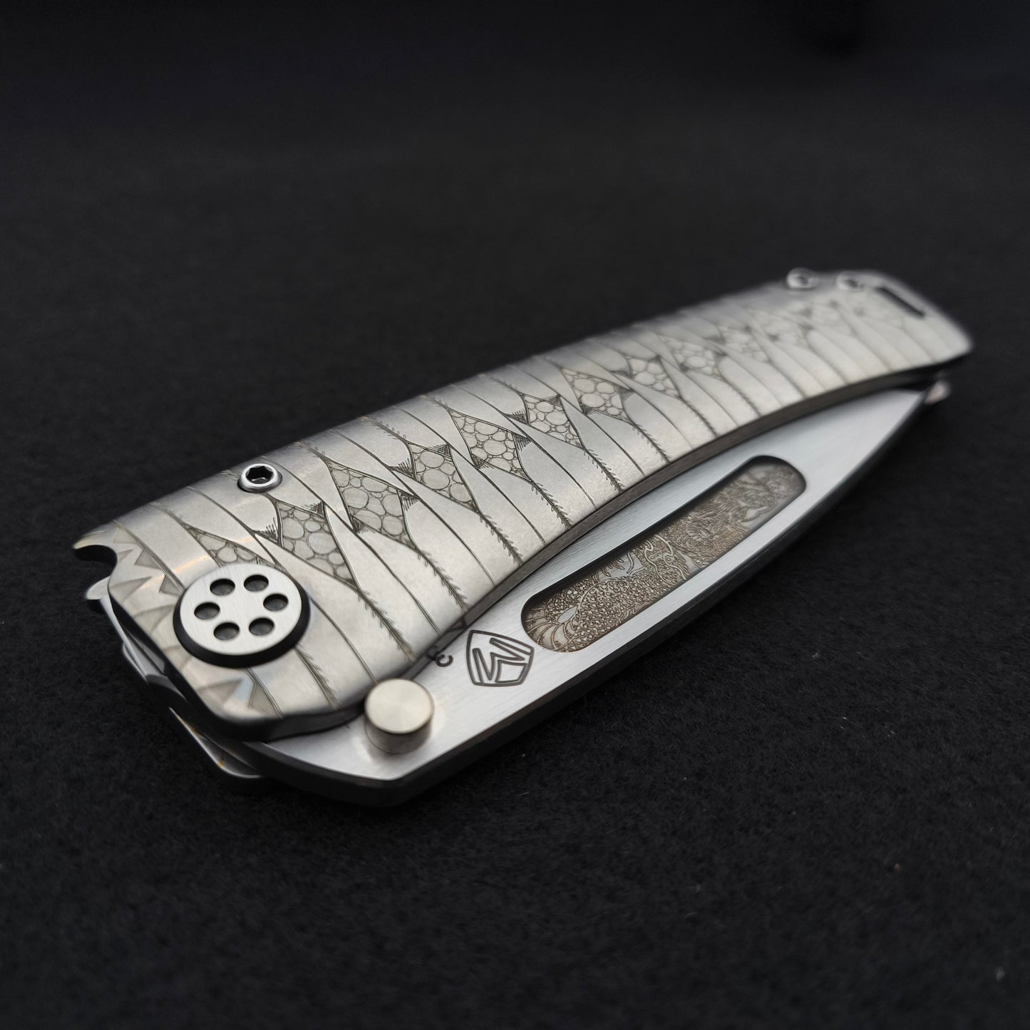 Medford Marauder H Tanto, Samurai Series, Radius "Tsumami-Maki" Wrap 4