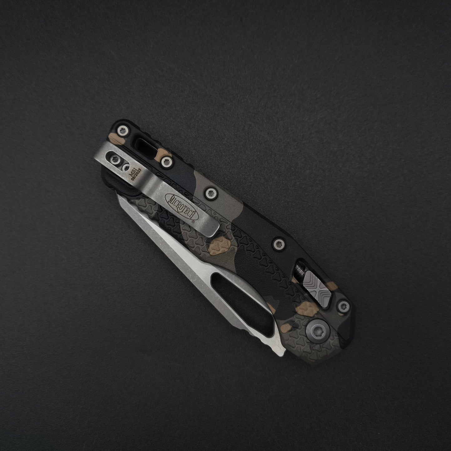 Microtech MSI S/E Tri-Grip Polymer Tactical Camo Apocalyptic 4