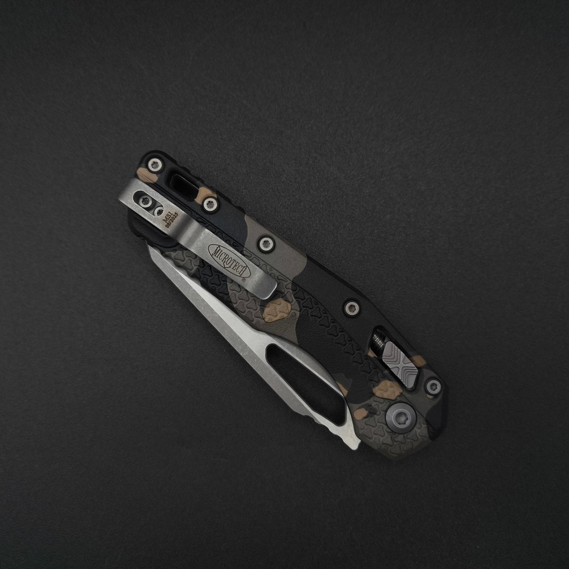 Microtech MSI S/E Tri-Grip Polymer Tactical Camo Apocalyptic 4