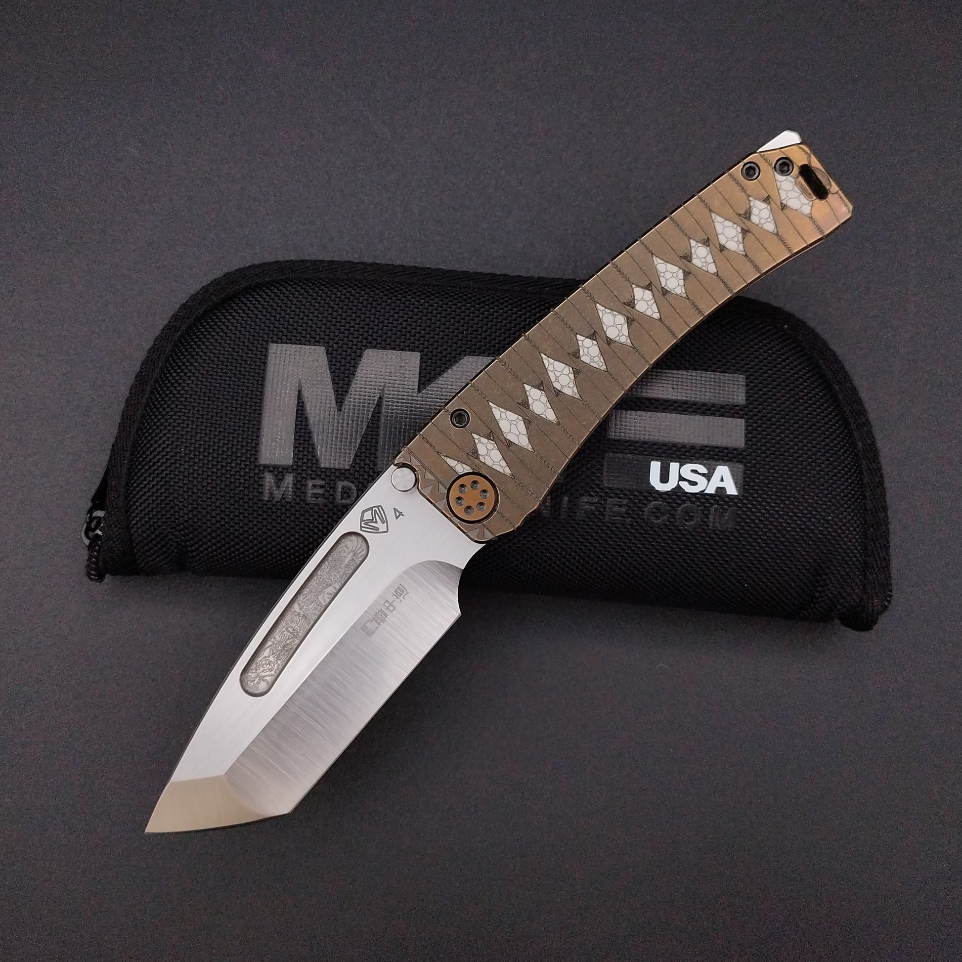 Medford Marauder H Tanto, Samurai Series, "Tsumami-Maki" Wrap, Limited Edition 1