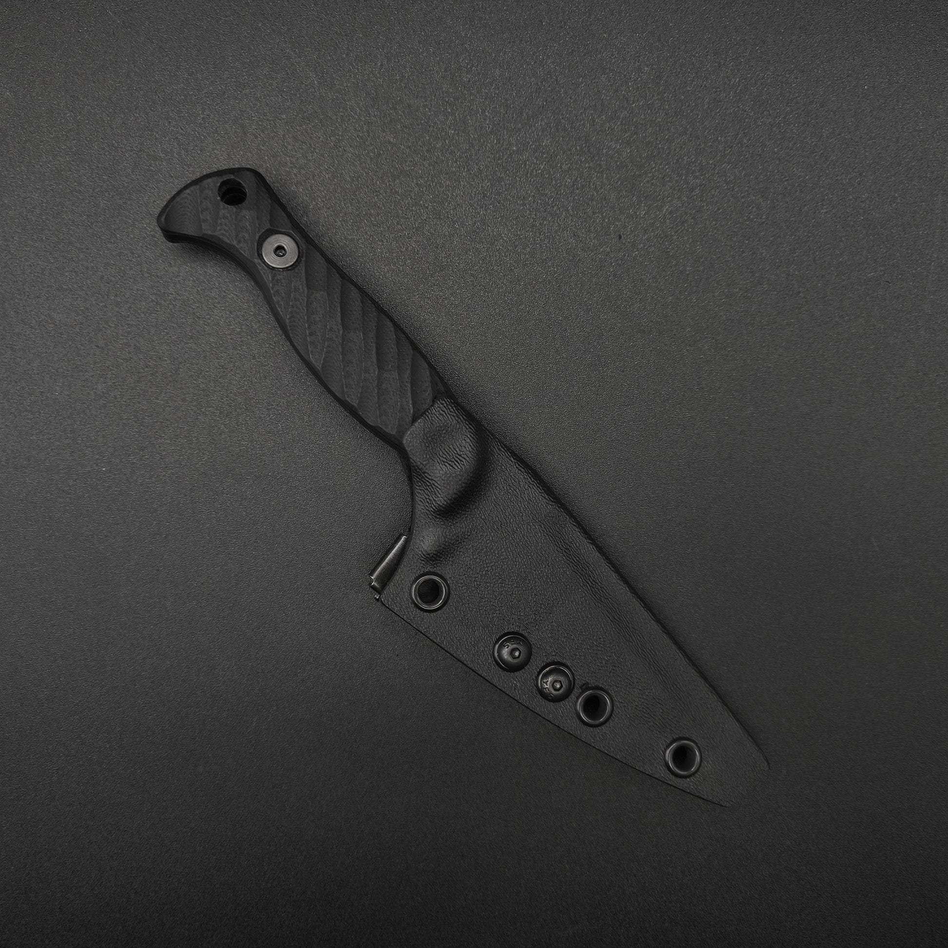 Half Face Blades Gulo Gulo, Black G10, Armor Black cerakote 3