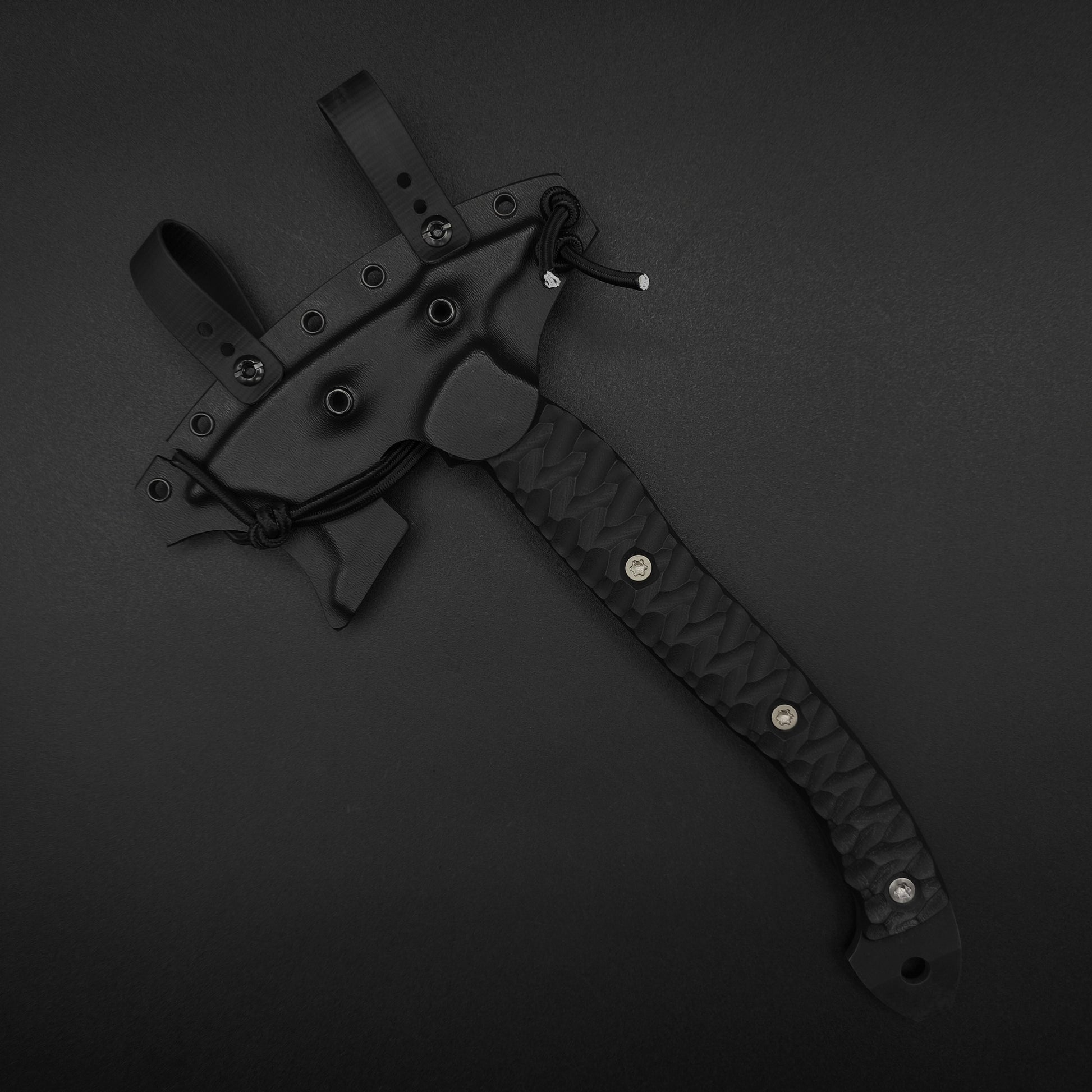 Half Face Blades Crescent Hawk Black G10 6