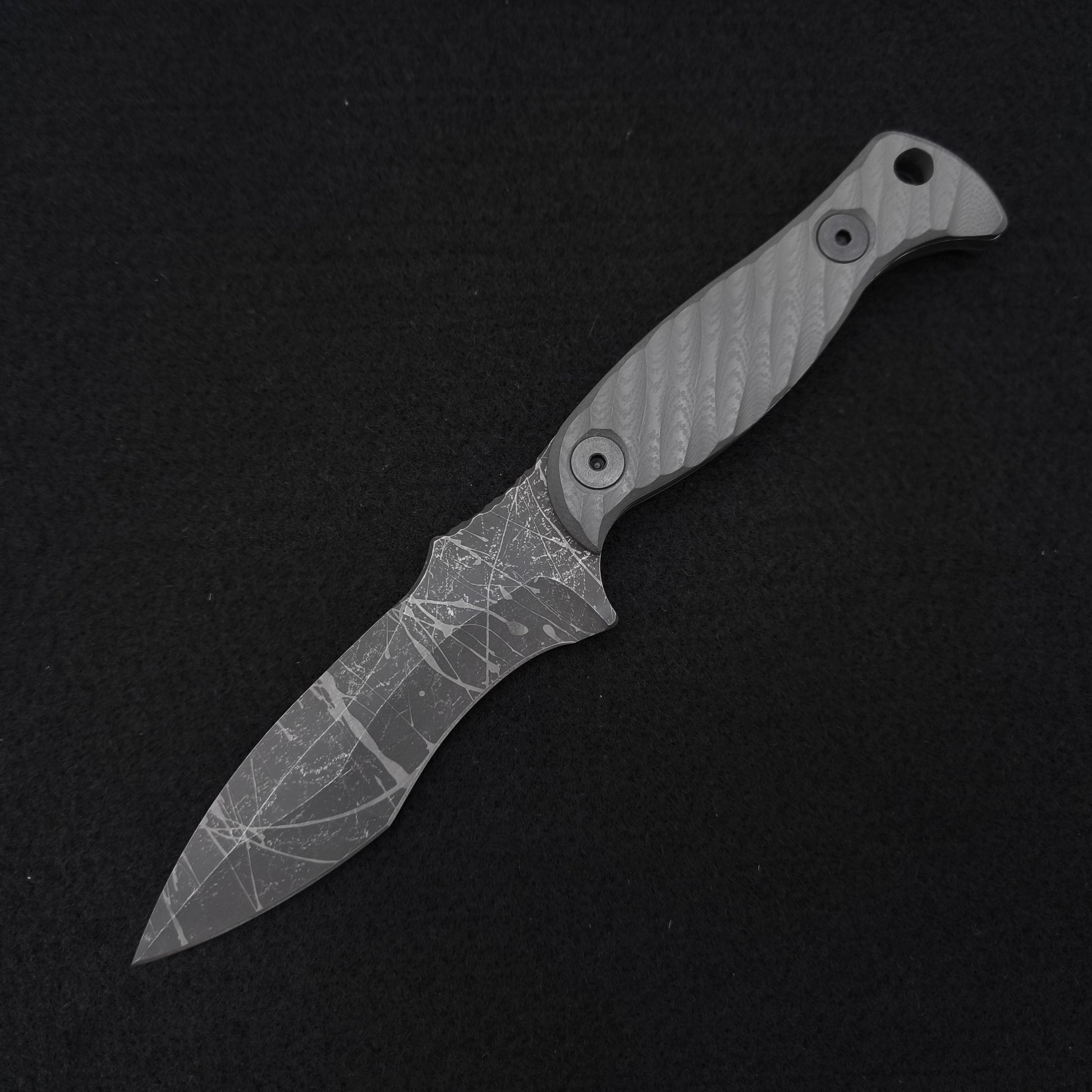 Half Face Blades Extremis MK1 Gray G10 2