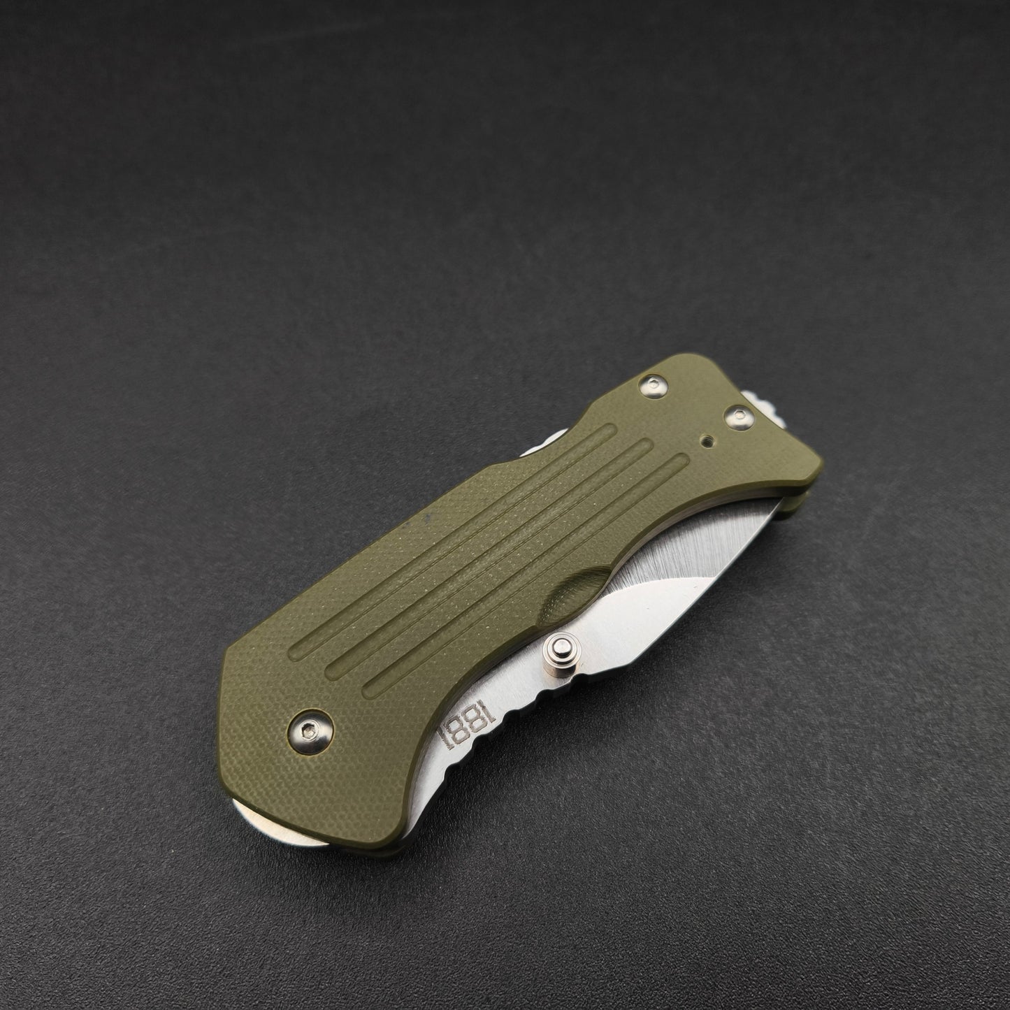 Medford 1881 Lombard Drop Point OD Green