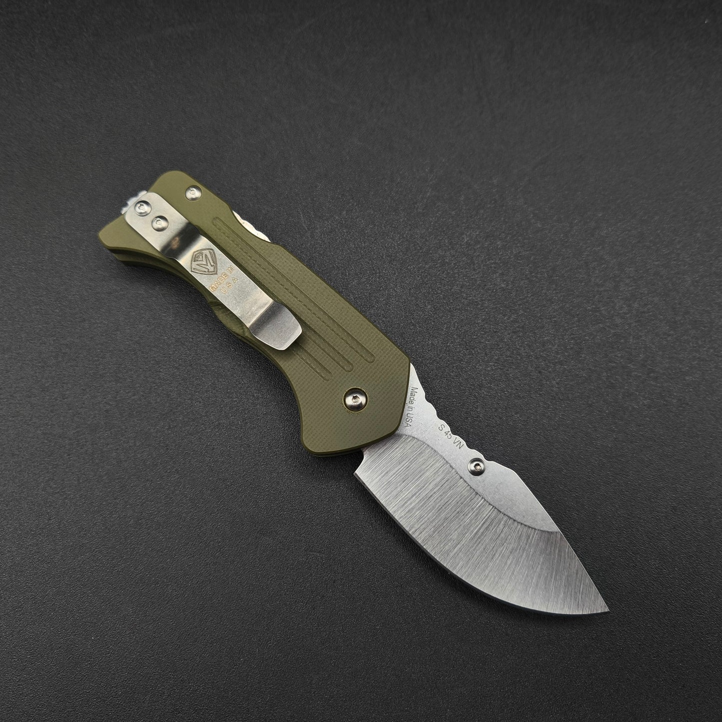 Medford 1881 Lombard Drop Point OD Green