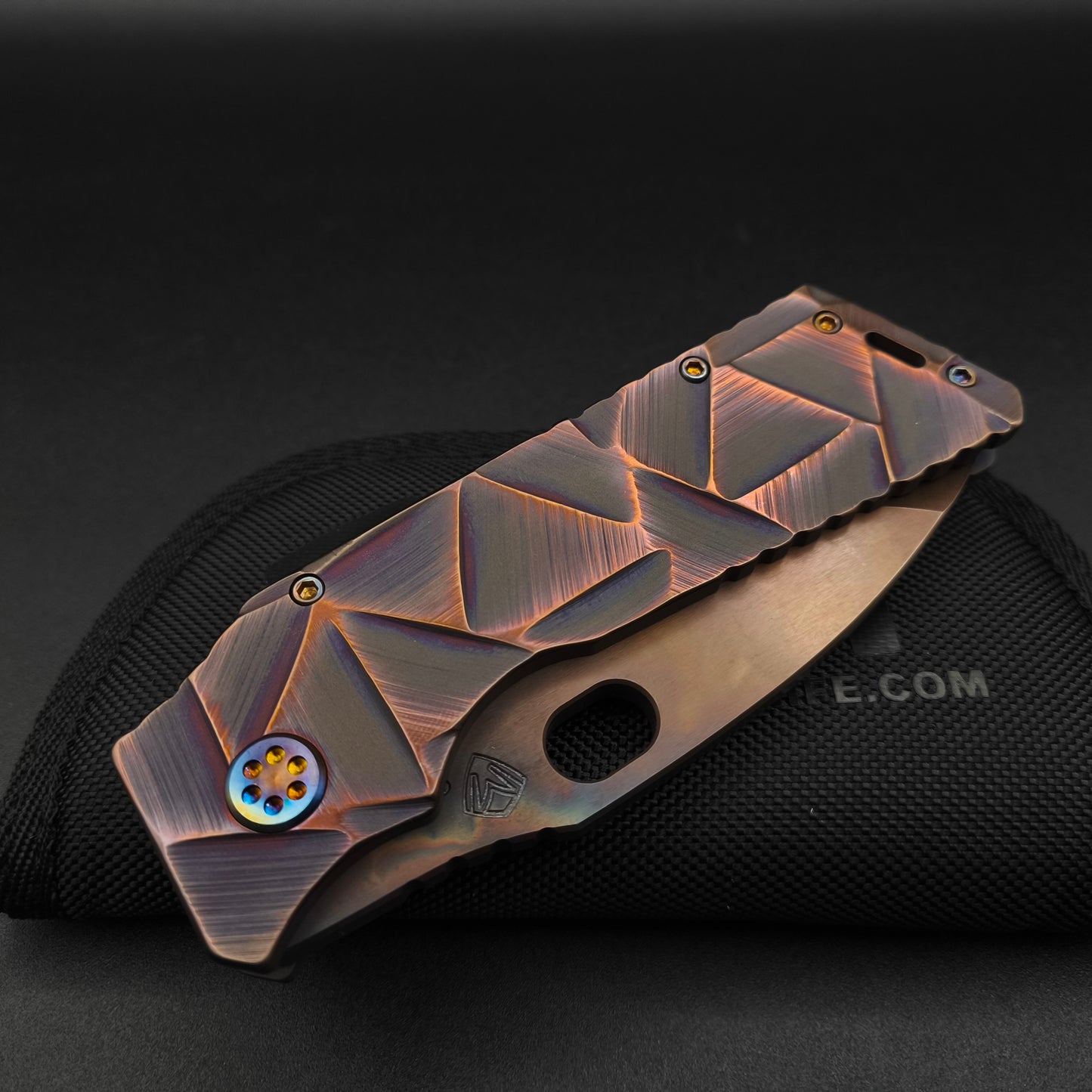 Medford Fat Daddy Vulcan, Copper Rose Stained Glass 4