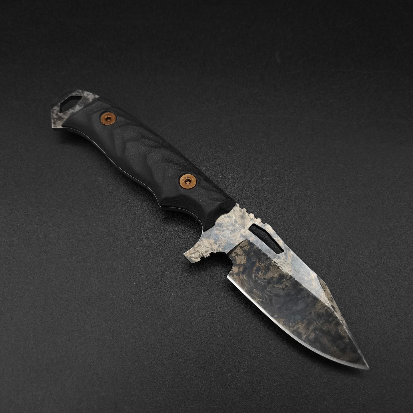 Dawson Knives Steadfast Rainstorm, Black G10, ProCut 3