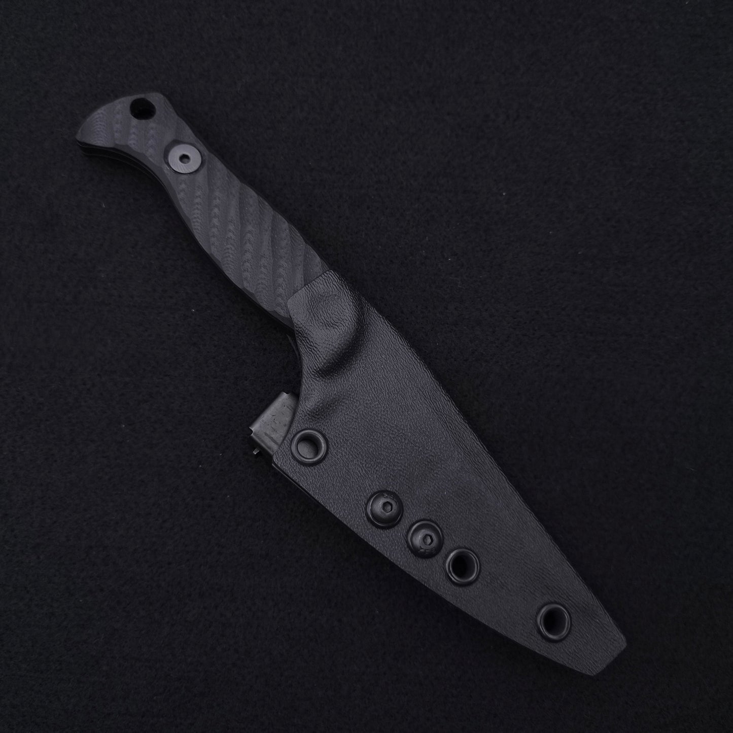 Half Face Blades Gulo Gulo, Black G10, Armor Black cerakote 3