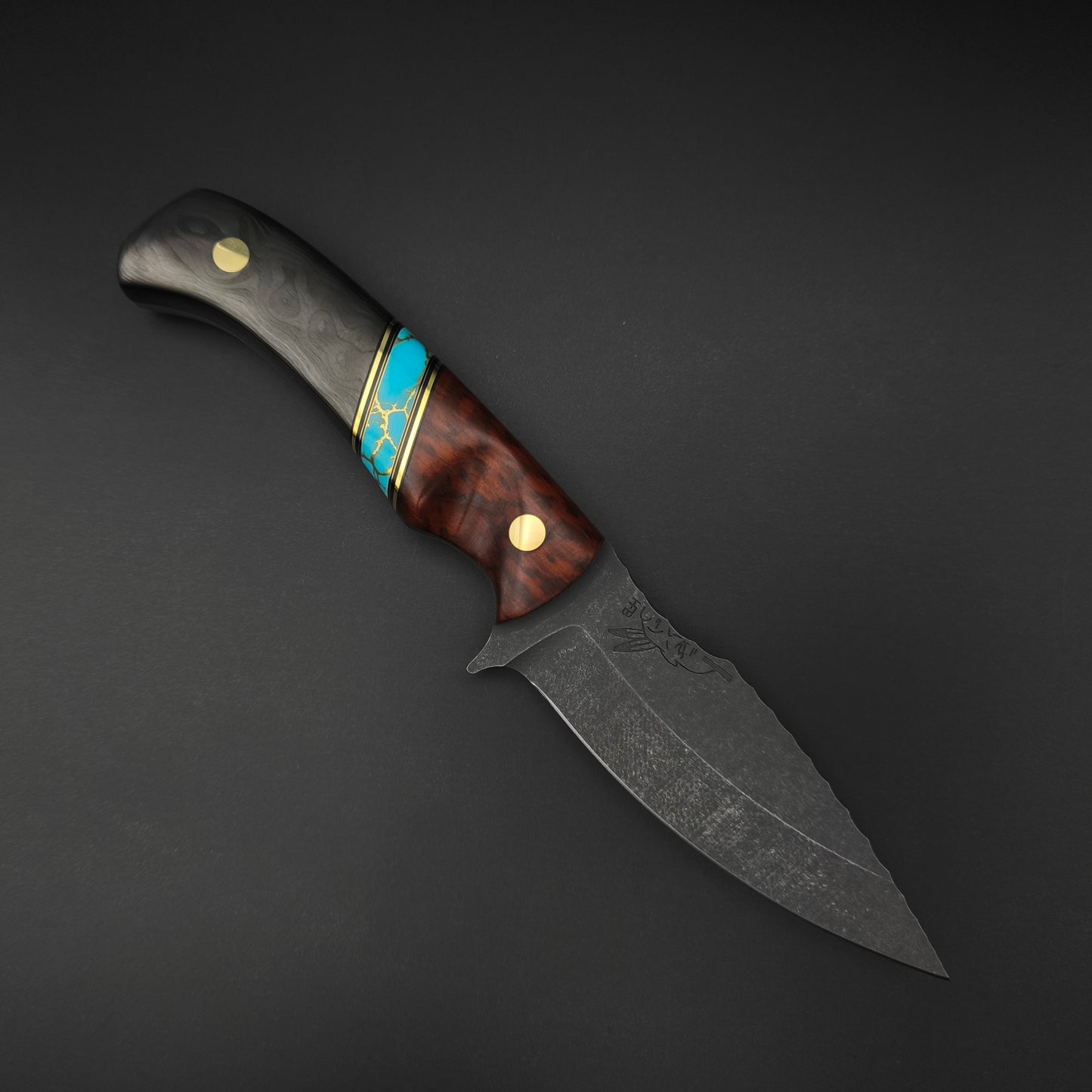 Half Face Blades Ishi Snakewood, Turquoise, Black Camo Carbon 1
