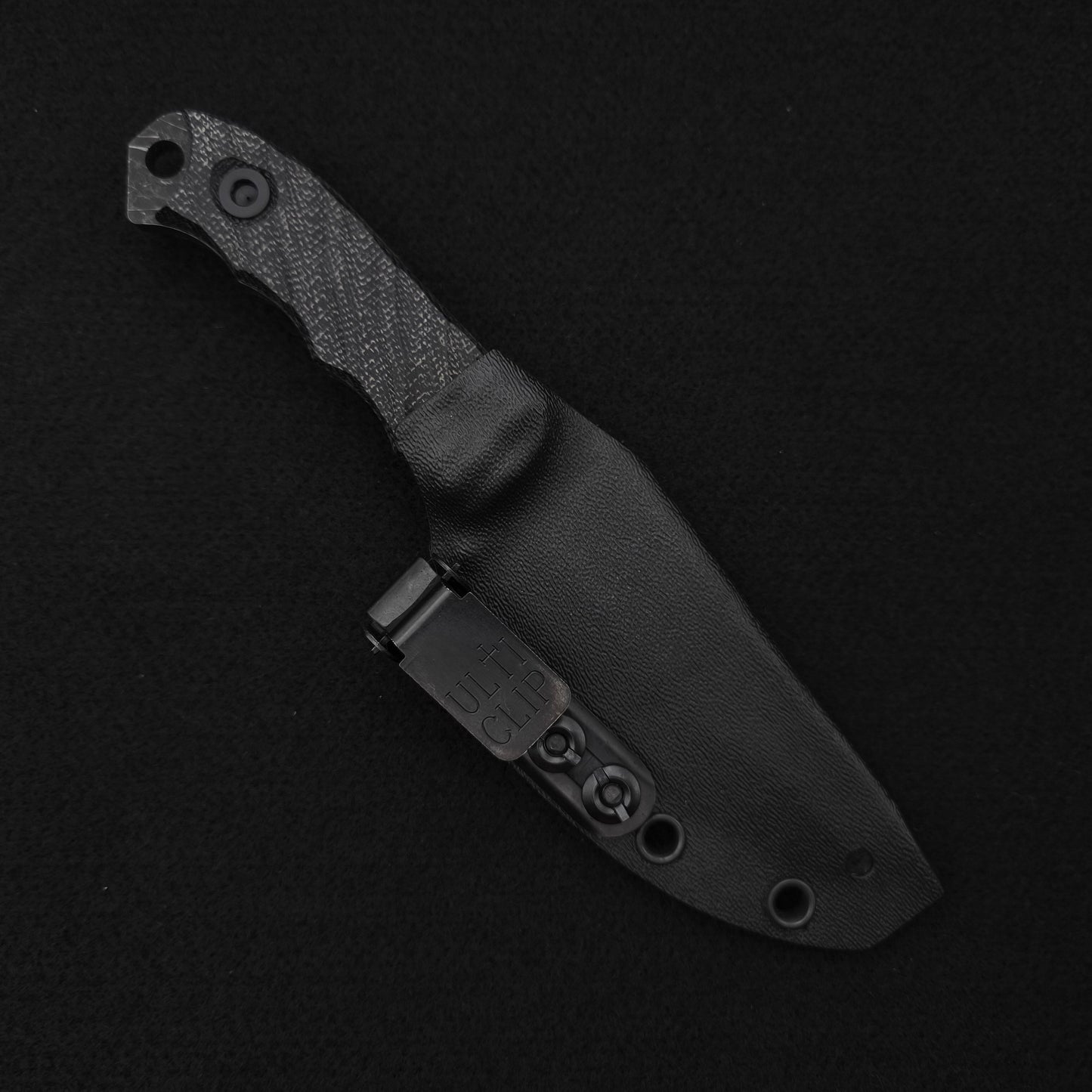 Half Face Blades Disaster Cub, Black Canvas Micarta