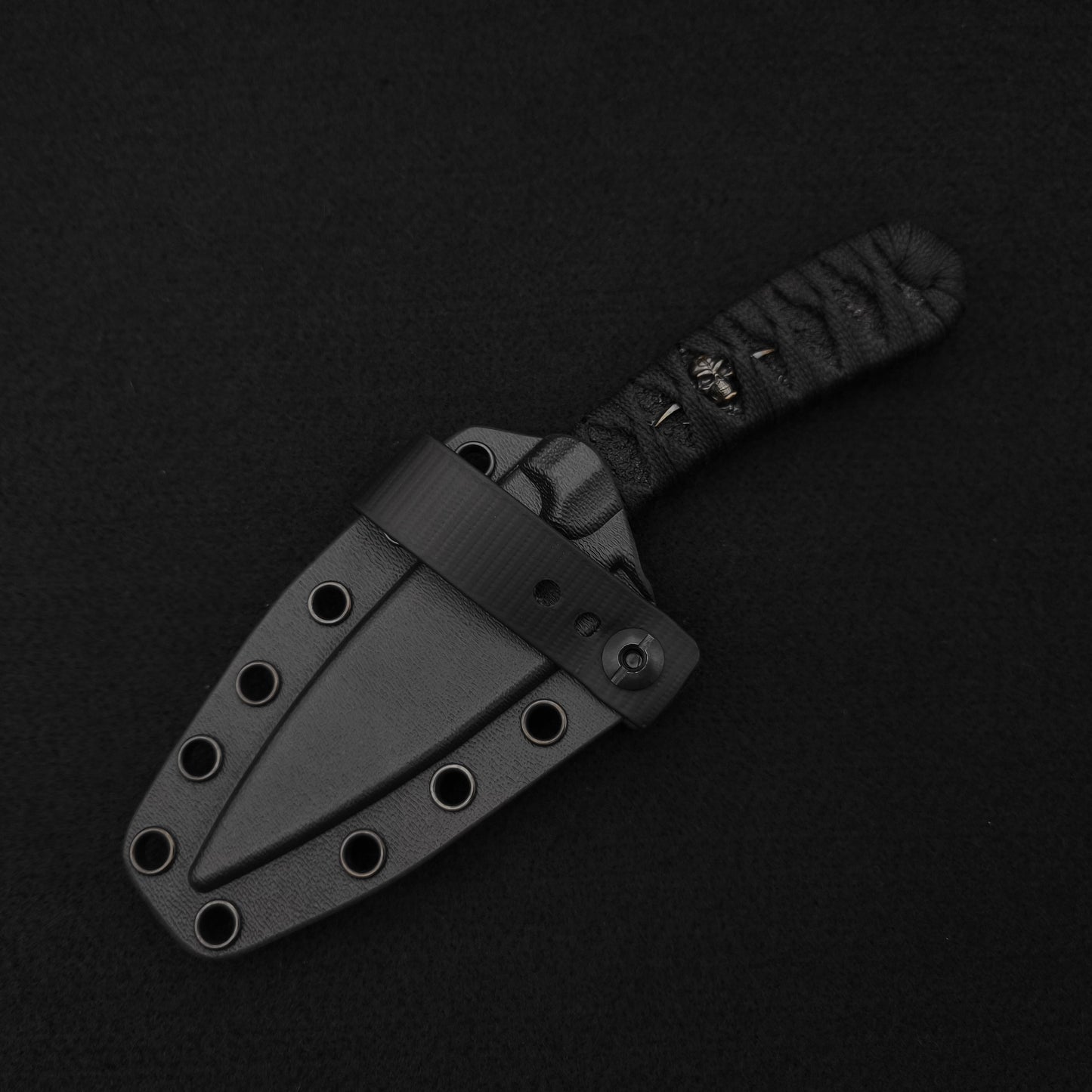 Bastinelli Sin Fixed Blade Menuki, wrapped handle, N690