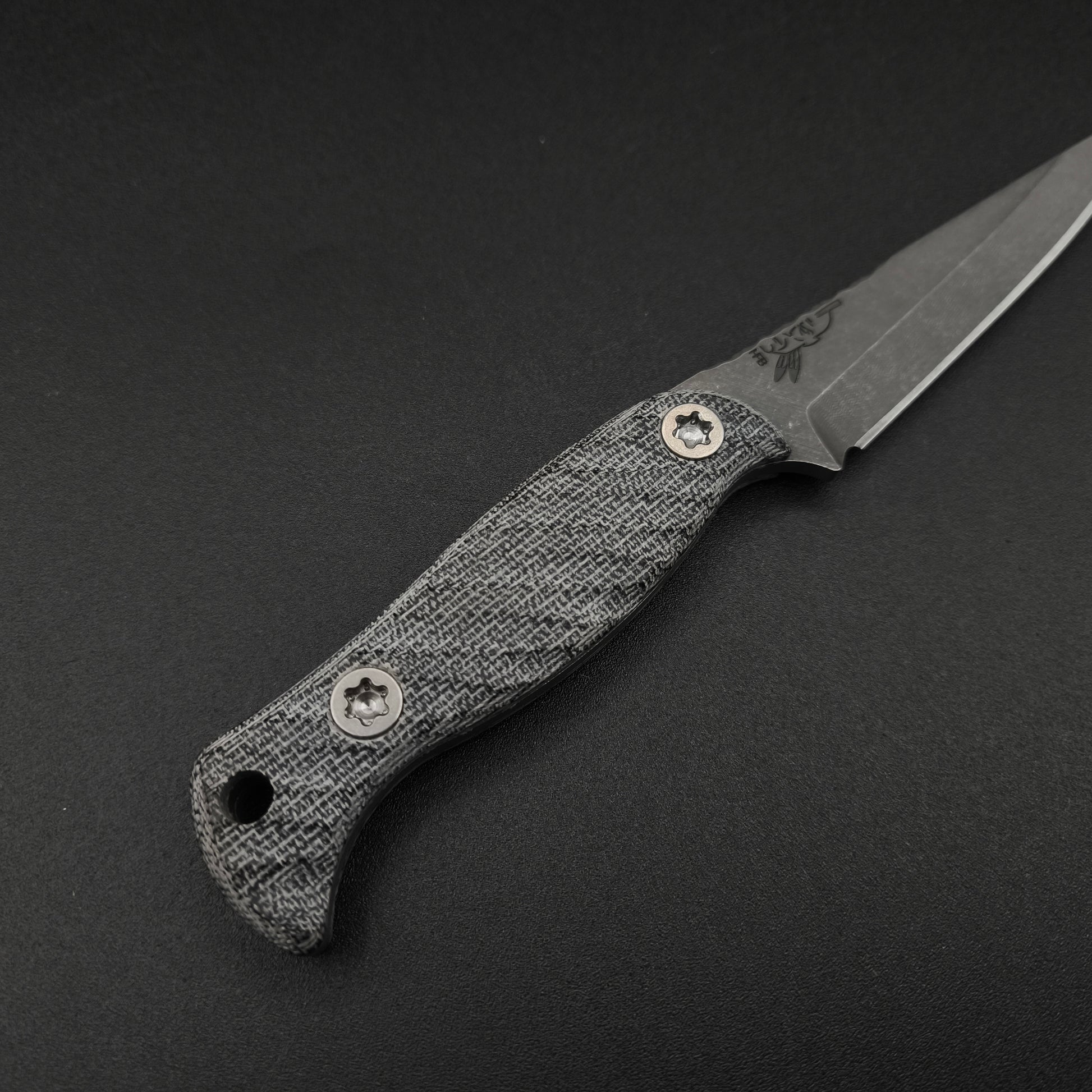 Half Face Blades Congressman Black Canvas Micarta 3