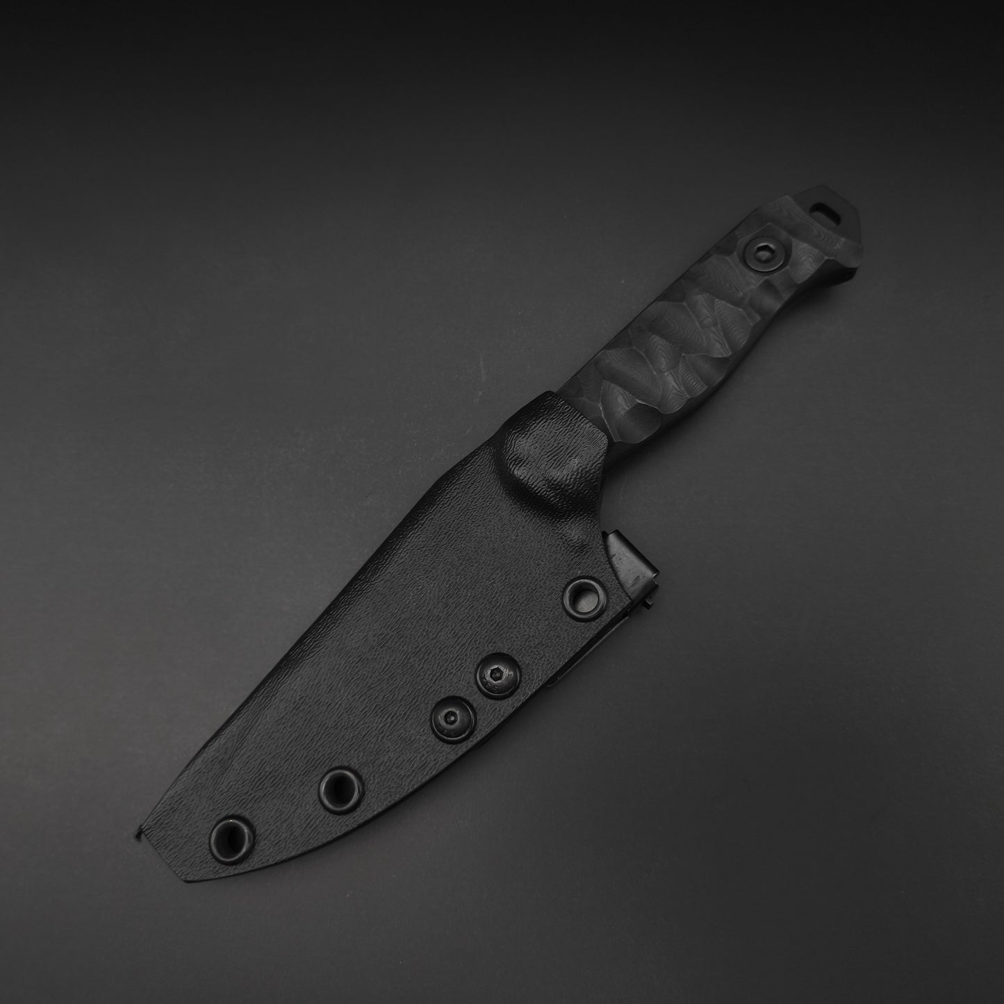 Half Face Blades Field Knife Jr Black Dunes Carbon, Armor Black Cerakote 4