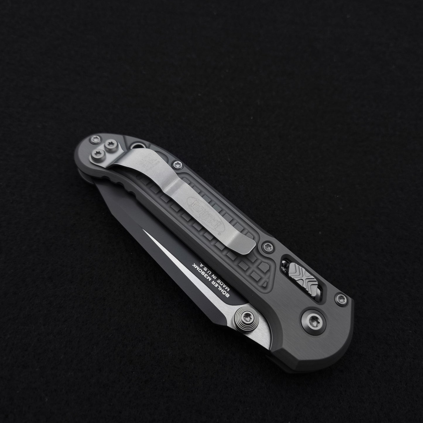 Microtech Knives L.U.D.T. RAM-LOK T/E Frag Natural Clear Standard