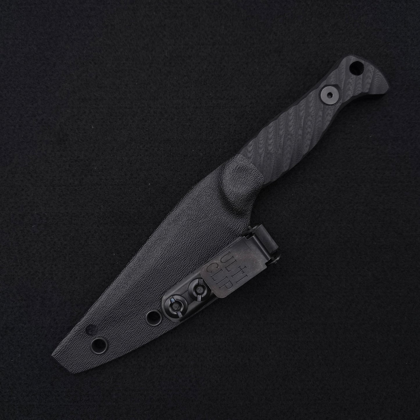 Half Face Blades Gulo Gulo, Black G10, Armor Black cerakote 4